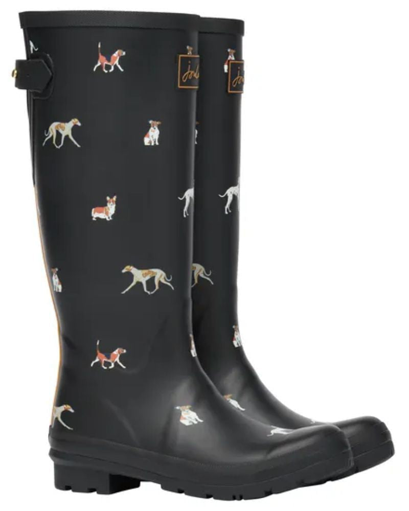 WELLY PRINT BLKDOG 214784